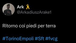 Torino-Empoli 1-2, le reazioni social: “Ritorno coi piedi per terra”