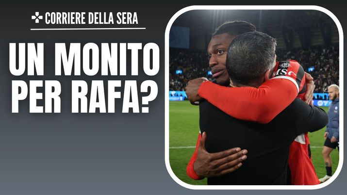 Festeggiamenti Sergio Conceicao derby Inter-Milan 2-3 Supercoppa italiana 2025 Leao