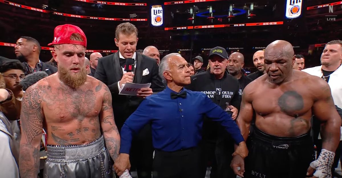 Mike Tyson contro Jake Paul, chi ha vinto l’attesissimo incontro di boxe