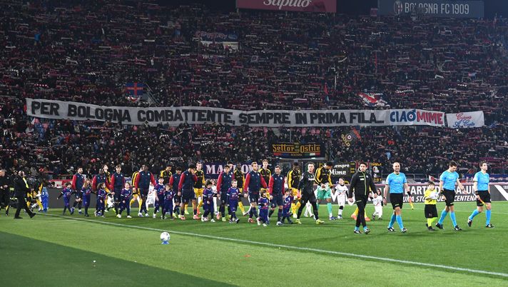BOLOGNA, ITALY - FEBRUARY 23: Fans of Bologna during the Serie A match between Bologna FC 1909 and Udinese Calcio at Renato Dall'Ara Stadium on February 23, 2026 in Bologna, Italy. (Photo by Alessandro Sabattini/Getty Images) Bologna 1-0 Udinese | Le pagelle: vince la noia (e il Bologna)- immagine 1