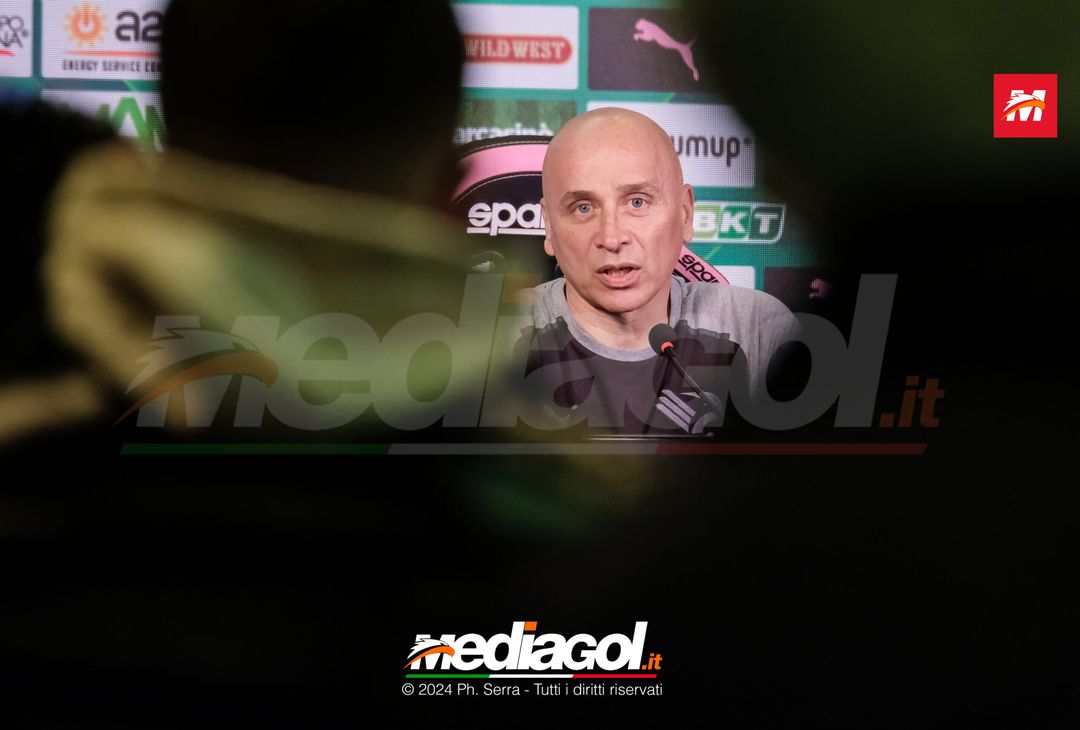 FOTO PALERMO, verso il Como: Corini in sala stampa (GALLERY) - immagine 8