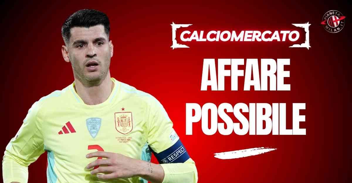 Calciomercato Milan, Como sempre più vicino a Morata: tutti i dettagli Calciomercato Milan, Como sempre più vicino a Morata: tutti i dettagli