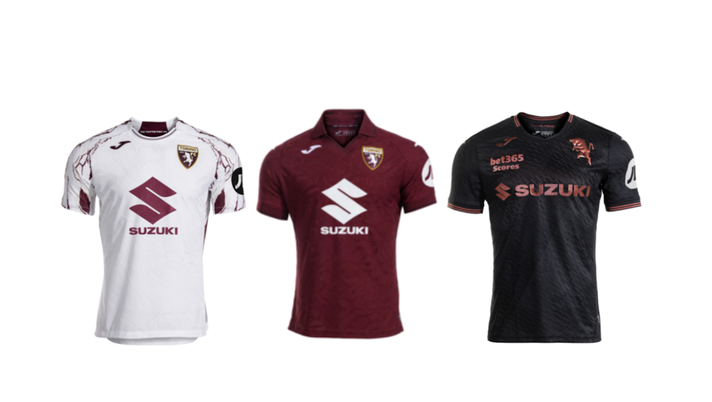 Torino, tutte le maglie da gara per la stagione 2025/2026- immagine 1