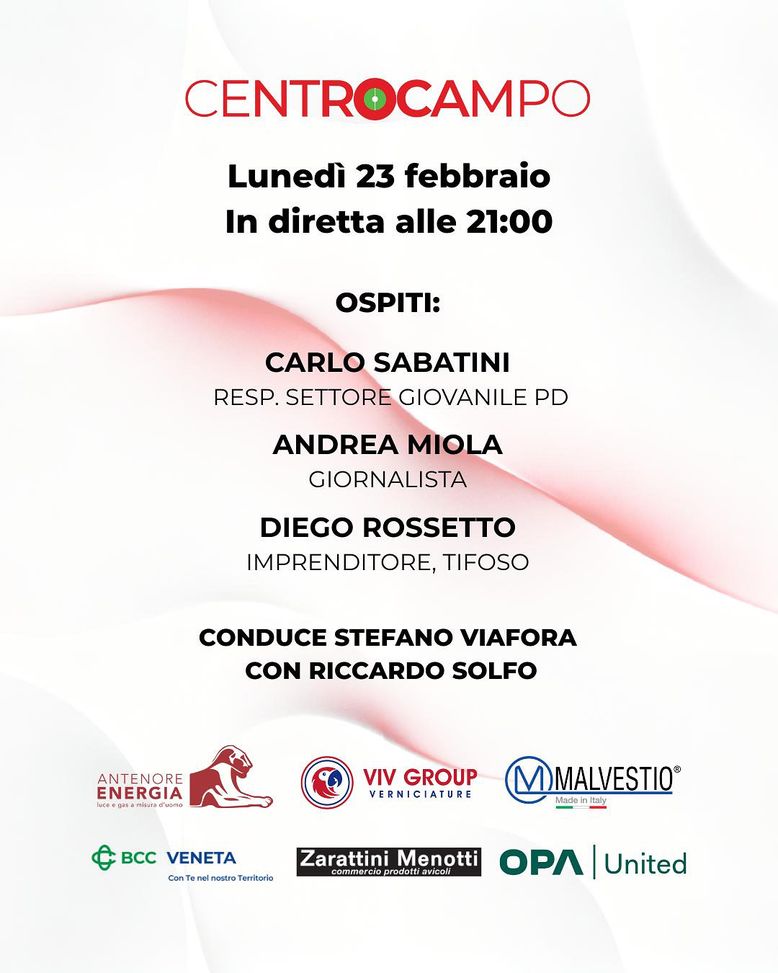 Stasera torna in tv Centrocampo, ecco ospiti e temi della puntata- immagine 2