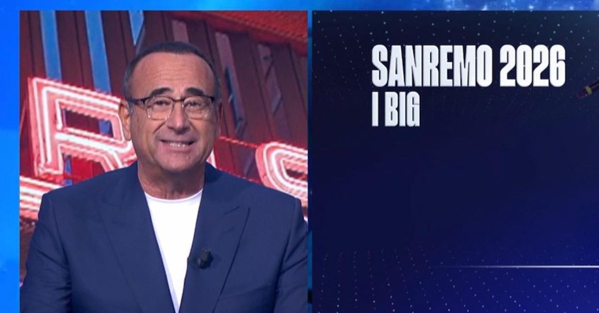 Sanremo, Carlo Conti ha annunciato tutti i nomi dei concorrenti