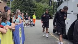 VIDEO Oxford-Palermo, l’arrivo dei rosanero al Kassam Stadium