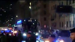 VIDEO / Cori per l’Inter, fischi per la Real Sociedad: l’arrivo dei due pullman a San Siro