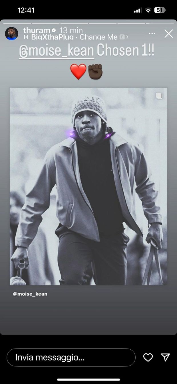 Insulti razzisti a Kean, anche Thuram si schiera con Moise: ecco il suo post social- immagine 3