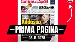 Prima pagina Corriere dello Sport: “Addosso a Conte: Milan e Inter prendono Gasp a – 1 dal Napoli”