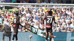 Terracciano protagonista in negativo. Il suo errore condanna il Milan al pareggio