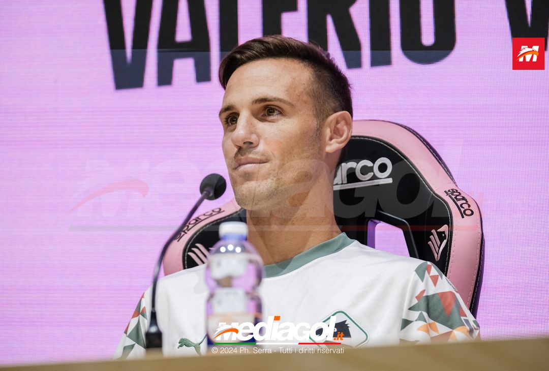 FOTO PALERMO, la presentazione di Valerio Verre in conferenza stampa (Gallery) - immagine 7