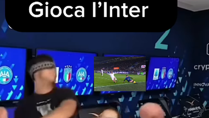 La sala VAR quando gioca l'Inter