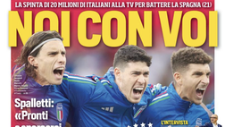 EDICOLA CDS – Noi con voi: la spinta di 20 mln di italiani alla tv per battere la Spagna