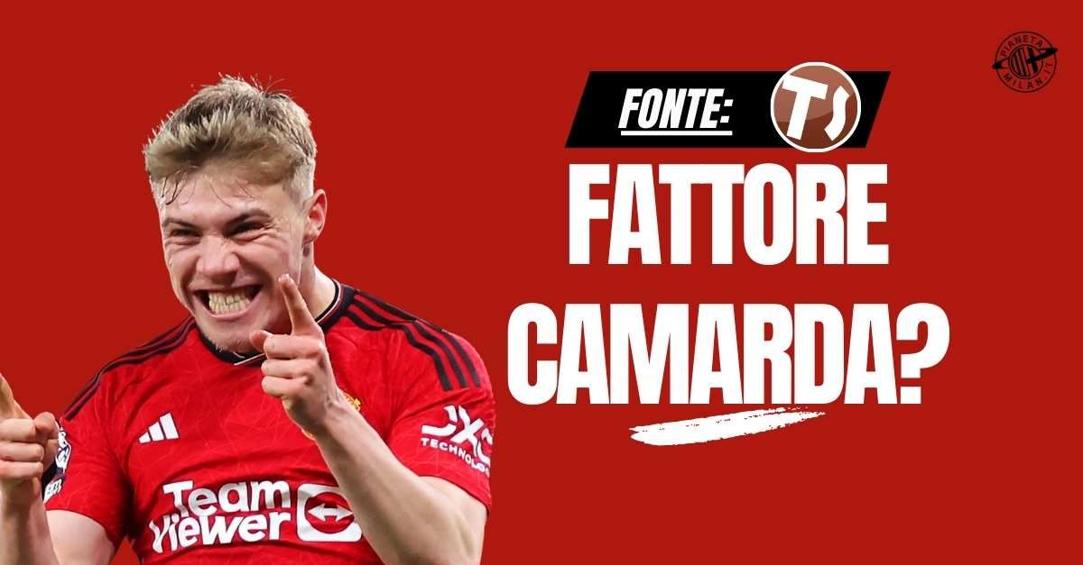 calciomercato milan hojlund si decide in due giorni il fattore camarda