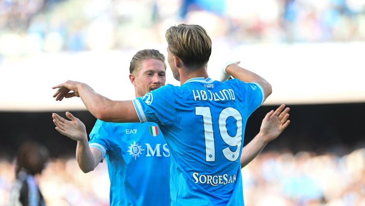 Getty Images Serie A, Napoli-Udinese 1-0: basta un gol di Hojlund, Conte chiude al secondo posto - immagine 1