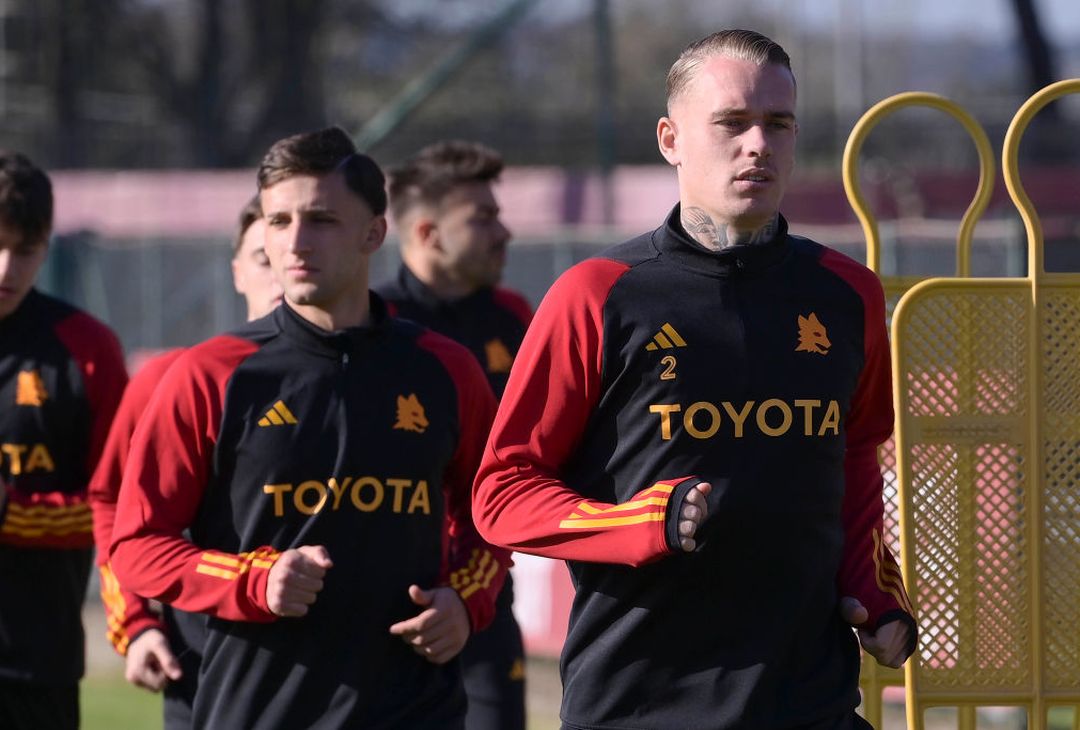 Roma, la rifinitura alla vigilia della sfida al Servette – FOTO GALLERY - immagine 42