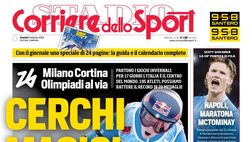 Prime pagine giornali sportivi oggi: il Napoli sui media
