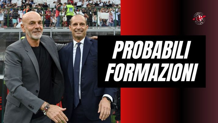 Probabili formazioni Juventus-Milan Serie A 2023-2024 Allegri Pioli