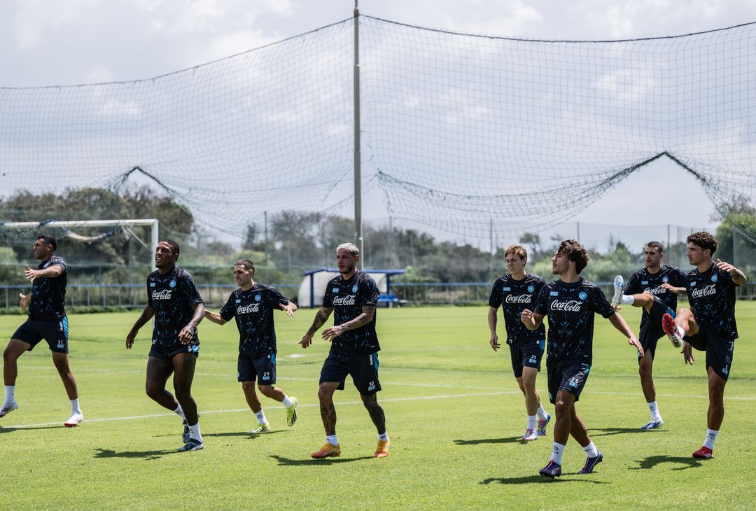 Gli azzurri tornano a Castel Volturno: test per il primo gruppo – LA FOTOGALLERY - immagine 10