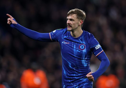 Kiernan Dewsbury-Hall festeggia il primo gol durante la partita di ritorno degli ottavi di finale della UEFA Conference League 2024/25 tra Chelsea e Copenhagen allo Stamford Bridge, il 13 marzo 2025 a Londra, Inghilterra. (Foto di Warren Little/Getty Images) Verso Betis-Chelsea: i gol più belli del percorso in Conference League- immagine 6