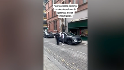 VIDEO / Guardiola multato, il vigile gli chiede una foto