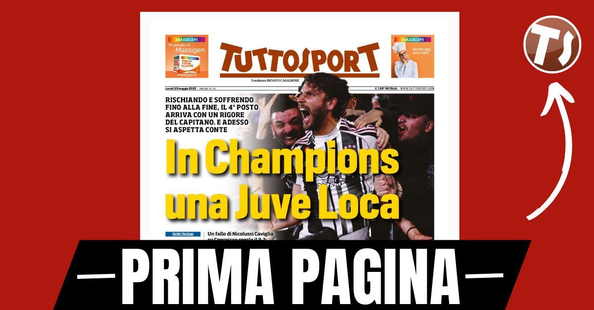 prima pagina tuttosport in champions league una juve loca da Pianetamilan.it prima pagina tuttosport in champions league una juve loca