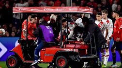 Ahi Pezzella, cede il legamento del ginocchio. L’ex capitano viola in lacrime