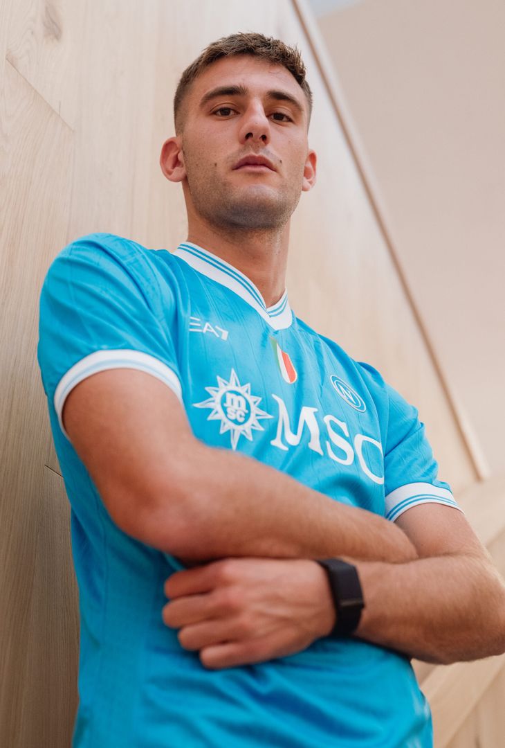 I primi scatti di Lucca con la maglia del Napoli