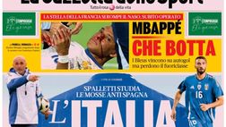 PRIMA PAGINA GAZZETTA DELLO SPORT OGGI: “Spalletti studia le mosse antiSpagna”