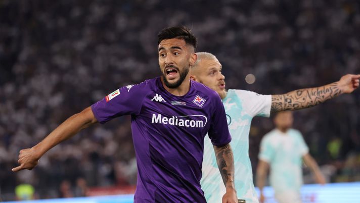 GERMOGLI PH: 24 MAGGIO 2023 ROMA STADIO OLIMPICI FINALE DI COPPA ITALIA FIORENTINA VS INTER NELLA FOTO GOL ESULTANZA GONZALEZ Pin e Buso: “Tanta attesa su Nico. Sarebbe una gioia anche per noi del ’90” - immagine 1