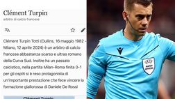 Milan, i tifosi se la prendono con Turpin: su Wikipedia diventa un “ultras romanista”