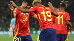 La Spagna batte 5-4 la Francia ed è in finale di Nations League: 0′ per Thuram e Pavard