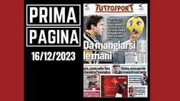 Prima pagina Tuttosport: “Da mangiarsi le mani”