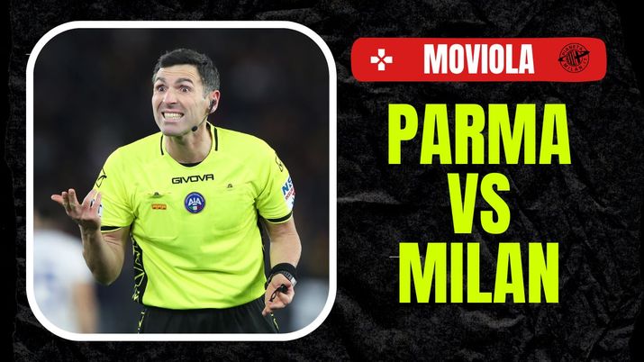 Moviola LIVE Parma-Milan-Serie A 2024-2025 arbitro Sacchi