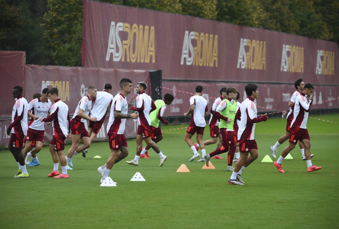 Trigoria, la rifinitura alla vigilia della Dinamo Kiev – FOTO GALLERY - immagine 13