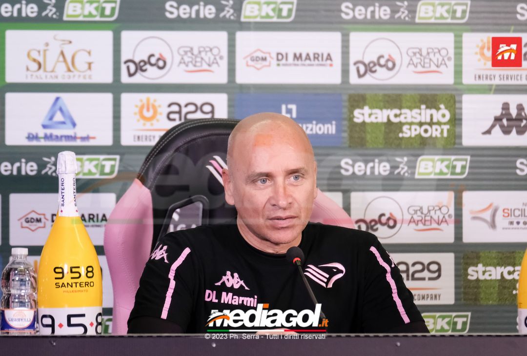FOTO PALERMO, verso il Frosinone: la conferenza stampa di Eugenio Corini (GALLERY) - immagine 8