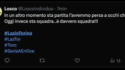 Lazio-Torino 1-1, le reazioni social: “Una volta l’avremmo persa, oggi no”