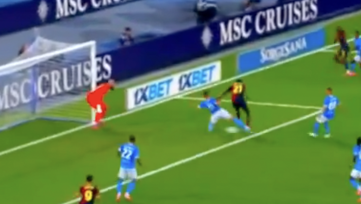 Napoli-Genoa 0-1, Ekhator di tacco porta in vantaggio i rossoblù – VIDEO - immagine 1