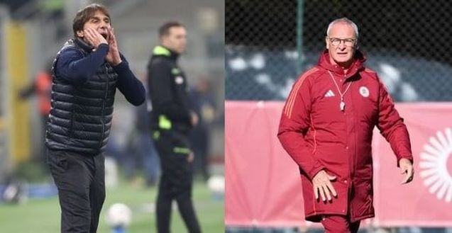 Antonio Conte (allenatore Napoli), Claudio Ranieri (allenatore Roma)