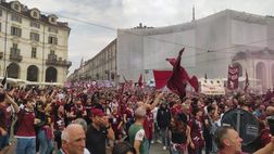 Video – Le immagini del corteo granata: incessanti i cori contro Cairo