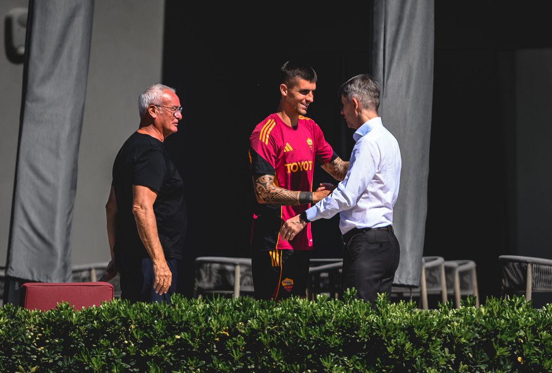 Trigoria, l’allenamento a due giorni dal derby: presenti Massara e Ranieri – FOTO GALLERY- immagine 1