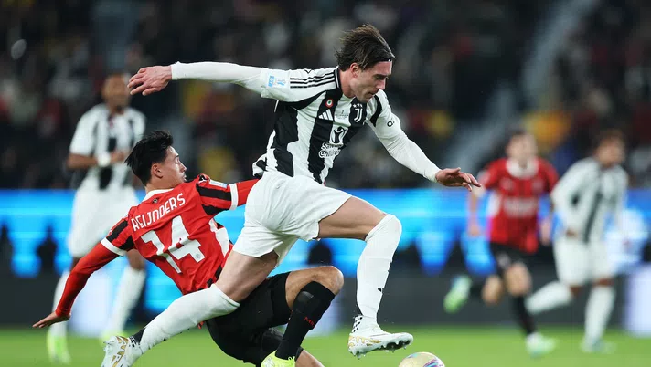 Vlahovic Reijnders Juventus-Milan 1-2 Supercoppa Italiana
