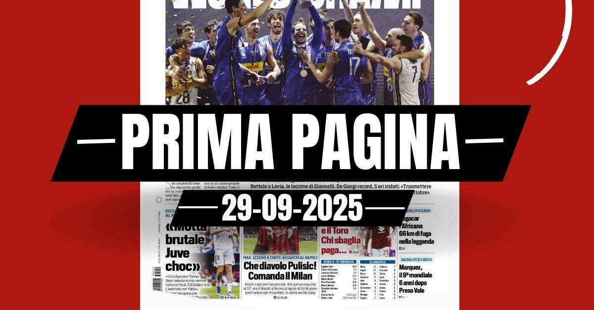 prima pagina tuttosport che diavolo pulisic comanda il milan max lezione a conte