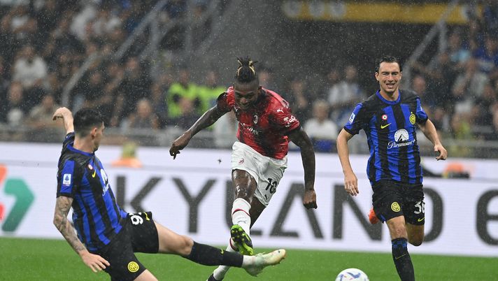 gol Rafael Leao AC Milan derby Inter-Milan 5-1 Serie A 2023-2024
