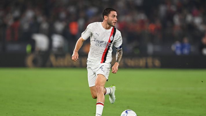 Davide Calabria AC Milan Roma-Milan 1-2 Serie A 2023-2024