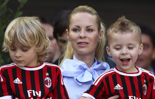 Helena Seger, moglie Ibrahimovic, con figli