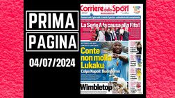 Prima pagina Corriere dello Sport: “Napoli, Conte non molla Lukaku”