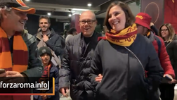 Roma-Juventus, c’è anche Verdone all’Olimpico: selfie e abbracci con i tifosi