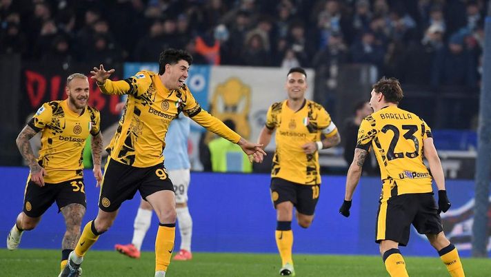Lazio-Inter, Barella sostituito precauzionalmente. Crampi per Dimarco - immagine 1