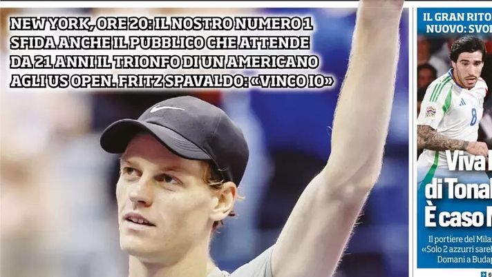 PRIMA PAGINA TUTTOSPORT OGGI: “Viva l’Italia di Tonali e Ricci” - immagine 1